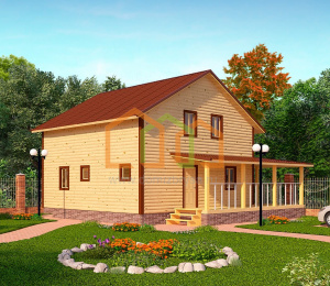 Дом из бруса 10х10